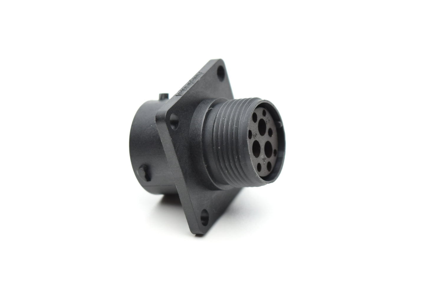 RTS012N3S03 Receptacle, Square Flange, 3 Position, Female, Shell Size 12, with Silicone Seal. Comparable part no. UTS0123S