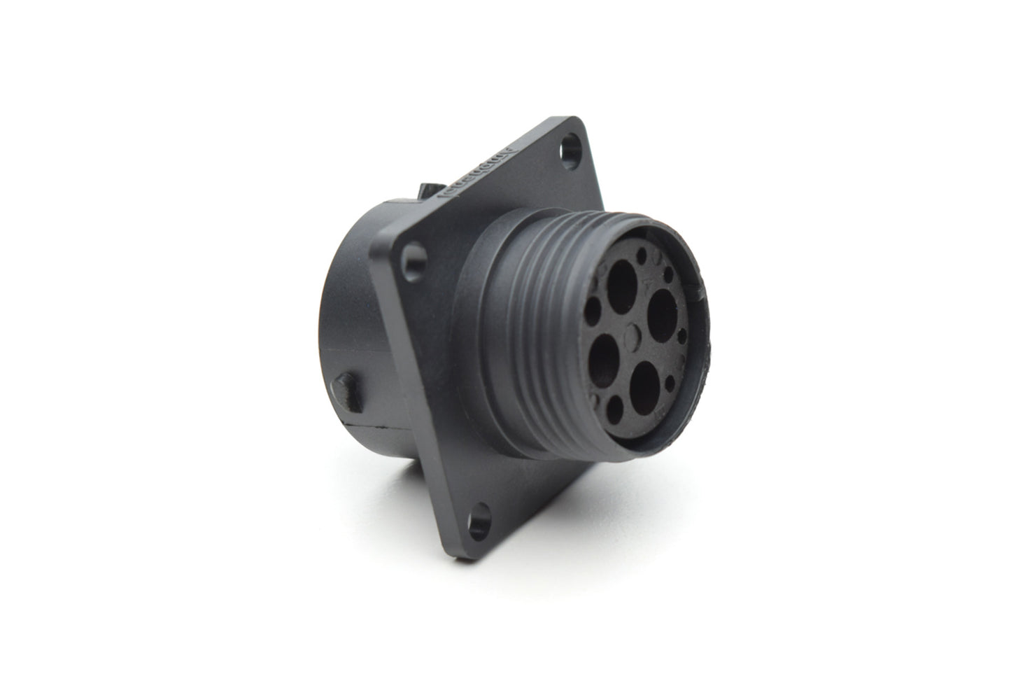 RTS014N4S03 Receptacle, Square Flange, 4 Position, Female, Shell Size 14, with Silicone Seal