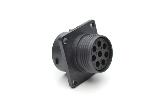 RTS014N8S03 Receptacle, Square Flange, 8 Position, Female, Shell Size 14, with Silicone Seal