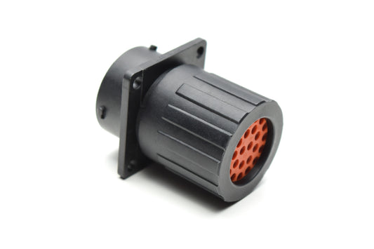 RTS016N26PHEC03 Receptacle, Square Flange, 26 Position, Male, Shell Size 16, with Silicone Seal