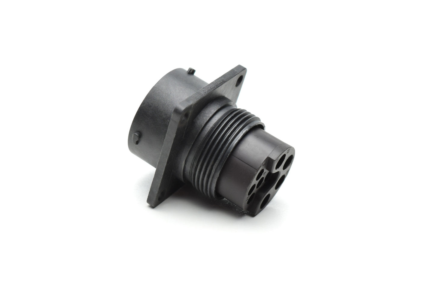 RTS016N09P03 Receptacle, Square Flange, 9 (4+5) Position, Male, Shell Size 16, with Silicone Seal
