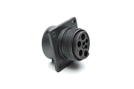 RTS016N09S03 Receptacle, Square Flange, 9 (4+5) Position, Female, Shell Size 16, Silicone Seal