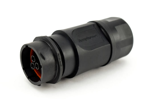 RTS1BS18N103P03 Receptacle, Inline, 13 (10+3 Coax) Position, Male, Shell Size 18, with Silicone Seal