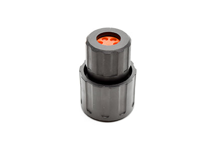 RTS6BS10N6SHEC03 Plug, 6 Position, Female, Shell Size 10, Silicone Seal, and End Cap with Individual Wire Sealing. Comparable part no. UTS6GN106S