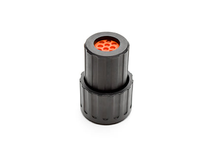 RTS6BS12N10PHEC03 Plug, 10 Position, Male, Shell Size 12, Silicone Seal, and End Cap with Individual Wire Sealing