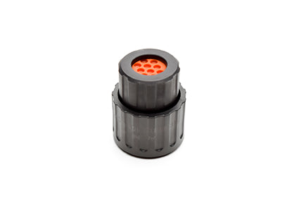 RTS6BS12N10SHEC03 Plug, 10 Position, Female, Shell Size 12, Silicone Seal, and End Cap with Individual Wire Sealing. Comparable part no. UTS6GN1210S