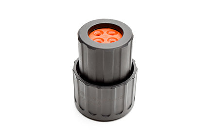 RTS6BS14N4PHEC03 Plug, 4 Position, Male, Shell Size 14, Silicone Seal, and End Cap with Individual Wire Sealing