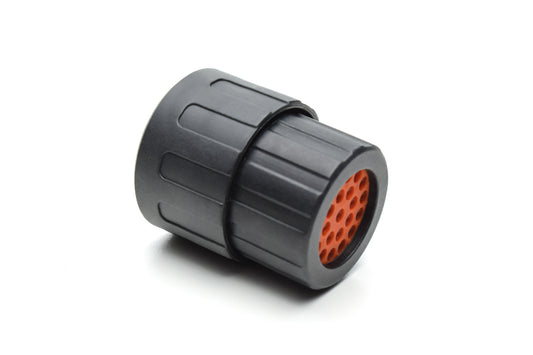 RTS6BS18N32PHEC03 Plug, 32 Position, Male, Shell Size 18, Silicone Seal, and End Cap with Individual Wire Sealing. Comparable part no. UTS6GN1832P