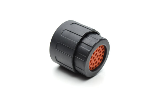 RTS6BS18N32SHEC03 Plug, 32 Position, Female, Shell Size 18, Silicone Seal, and End Cap with Individual Wire Sealing. Comparable part no. UTS6GN1832S