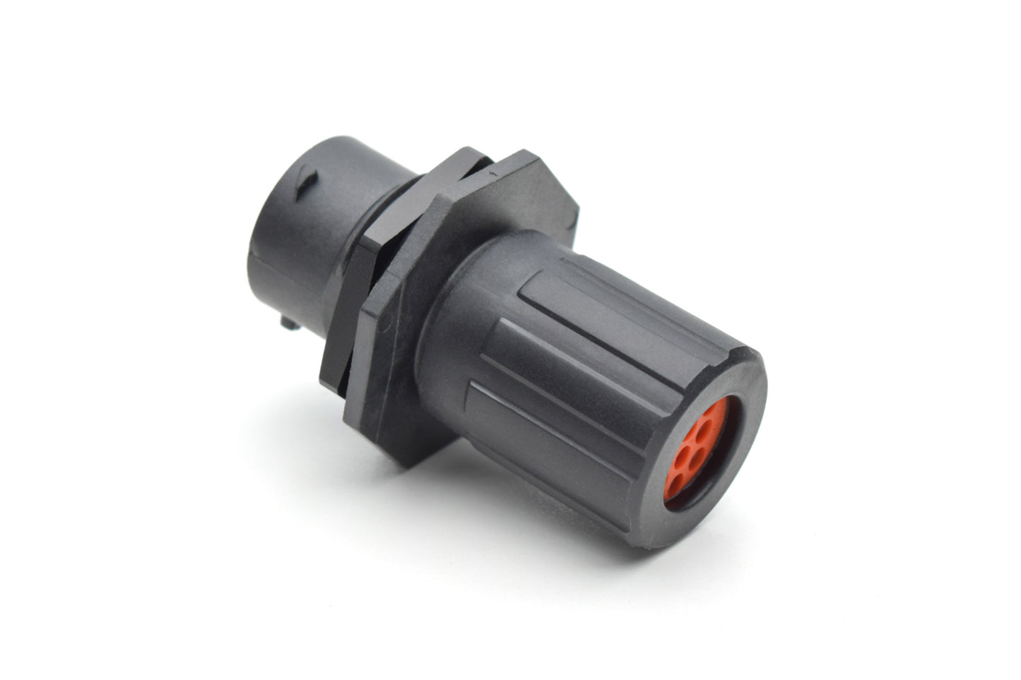 RTS712N10PHEC03 Receptacle, Jam Nut, 10 Position, Male, Shell Size 12, with Silicone Seal and End Cap with Individual Wire Sealing, 14 - 24AWG. Comparable part no. UTS7GN1210P