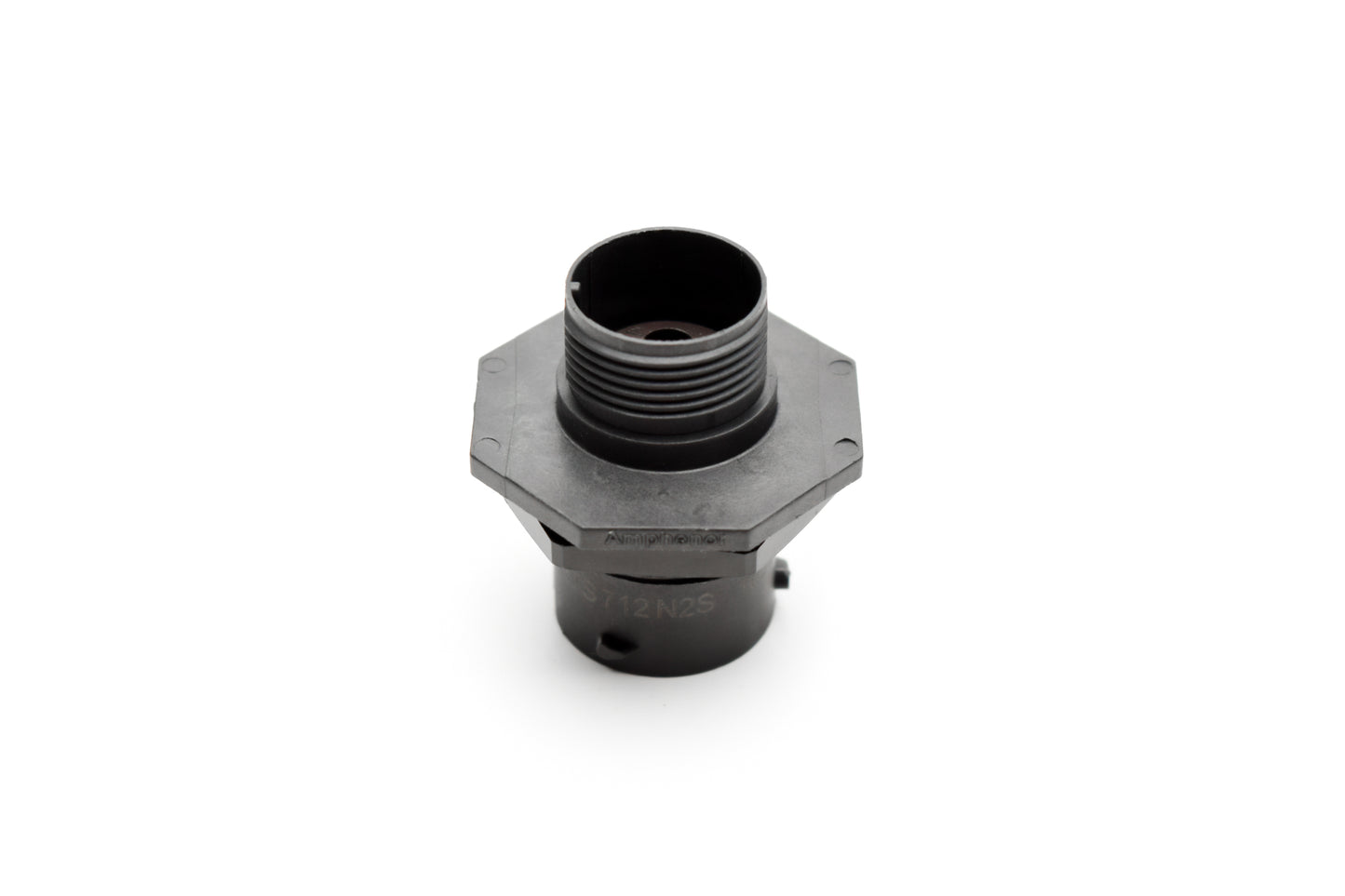 RTS712N2S03 Receptacle, Jam Nut, 4 (2+2) Position, Female, Shell Size 12, with Silicone Seal. Comparable part no. UTS7122S