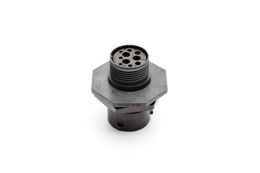 RTS712N3P03 Receptacle, Jam Nut, 3 Position, Male, Shell Size 12, with Silicone Seal. Comparable part no. UTS123P