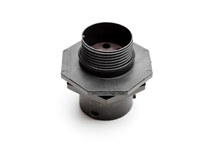 RTS714N7S03 Receptacle, Jam Nut, 7 Position, Female, Shell Size 14, with Silicone Seal. Comparable part no. UTS7147S