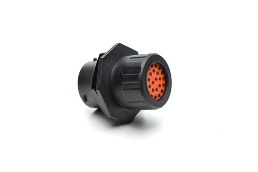 RTS716N26PHEC03 Receptacle, Jam Nut, 26 Position, Male, Shell Size 16, Silicone Seal, and End Cap with Individual Wire Sealing