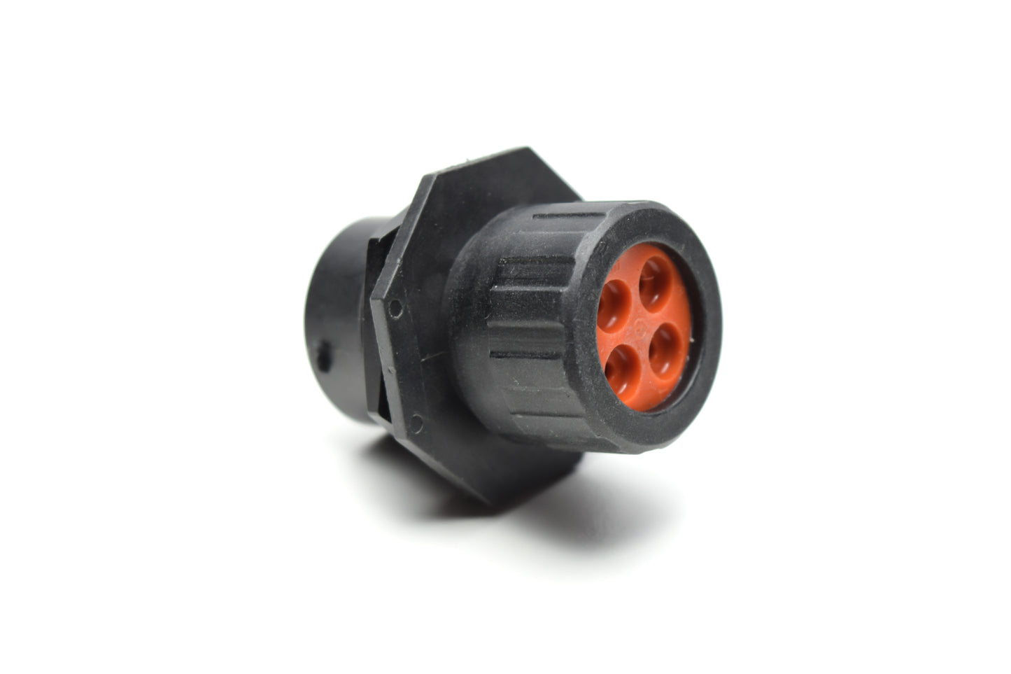 RTS716N4PHEC Receptacle, Jam Nut, 4 Position, Male, Shell Size 16, with Silicone Seal