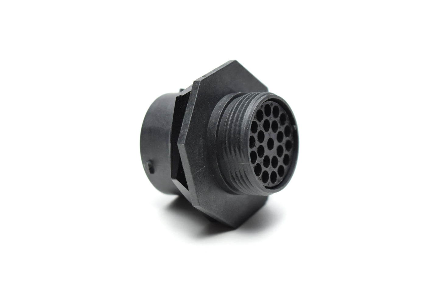 RTS718N23P03 Receptacle, Jam Nut, 23 Position, Male, Shell Size 18, with Silicone Seal. Comparable part no. UTS71823P