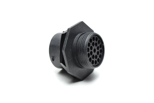 RTS718N23P03 Receptacle, Jam Nut, 23 Position, Male, Shell Size 18, with Silicone Seal. Comparable part no. UTS71823P