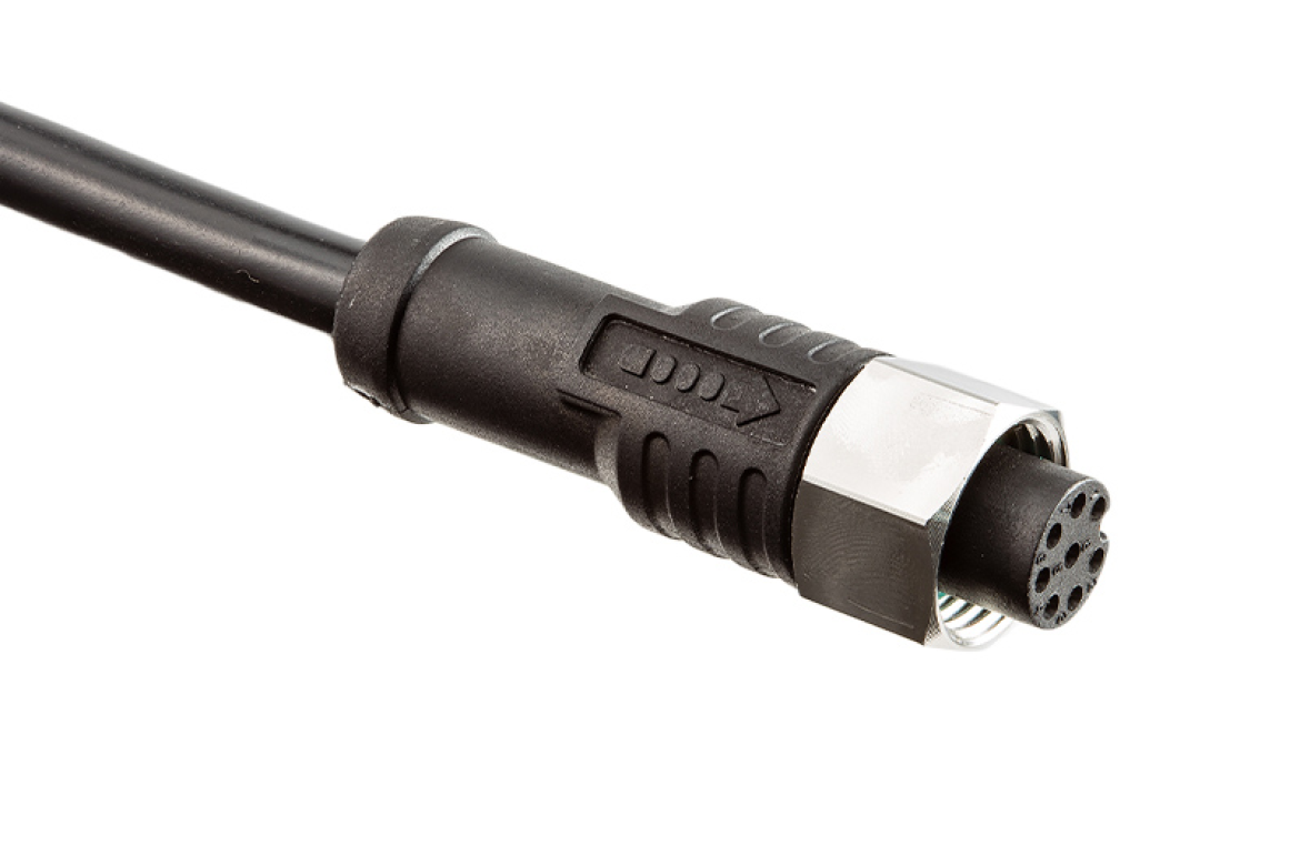 SM12A-08BFFM-SL8D25 Metric Circular Connector