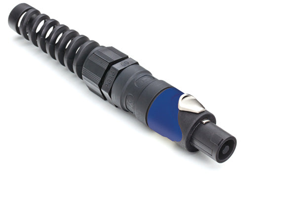 SP-4-FLTX 4 Pole Loudspeaker Cable Connectors, PG Gland Strain Relief, High Power Torx Screw Contacts Included,Thermoplastic Shell