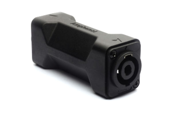SP2F2FDW 2 Pole D Shell Loudspeaker Adapter, FemaleTo Female, Black Finish
