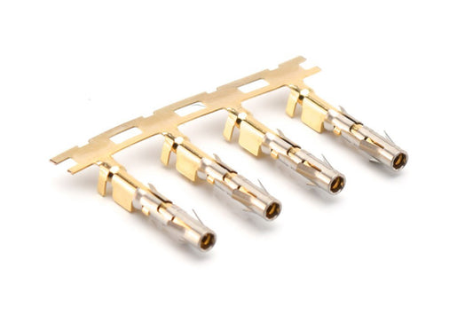 SS24M2G15 Socket Contact, Stamped, Size 16, Gold 15µ" over Nickel, Wire Range .14-.25mm², 26-24 AWG, with 3 Tangs