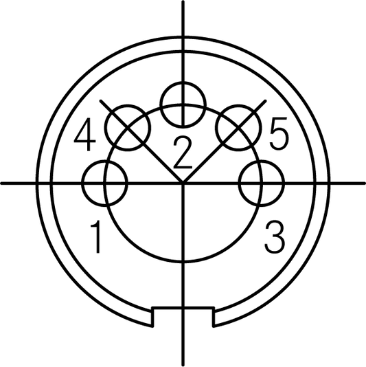 T 3360 020 Male Connectors with internal strain relief and metal locking ring. Screw locking according to IEC 61076-2-106. Contacts included.