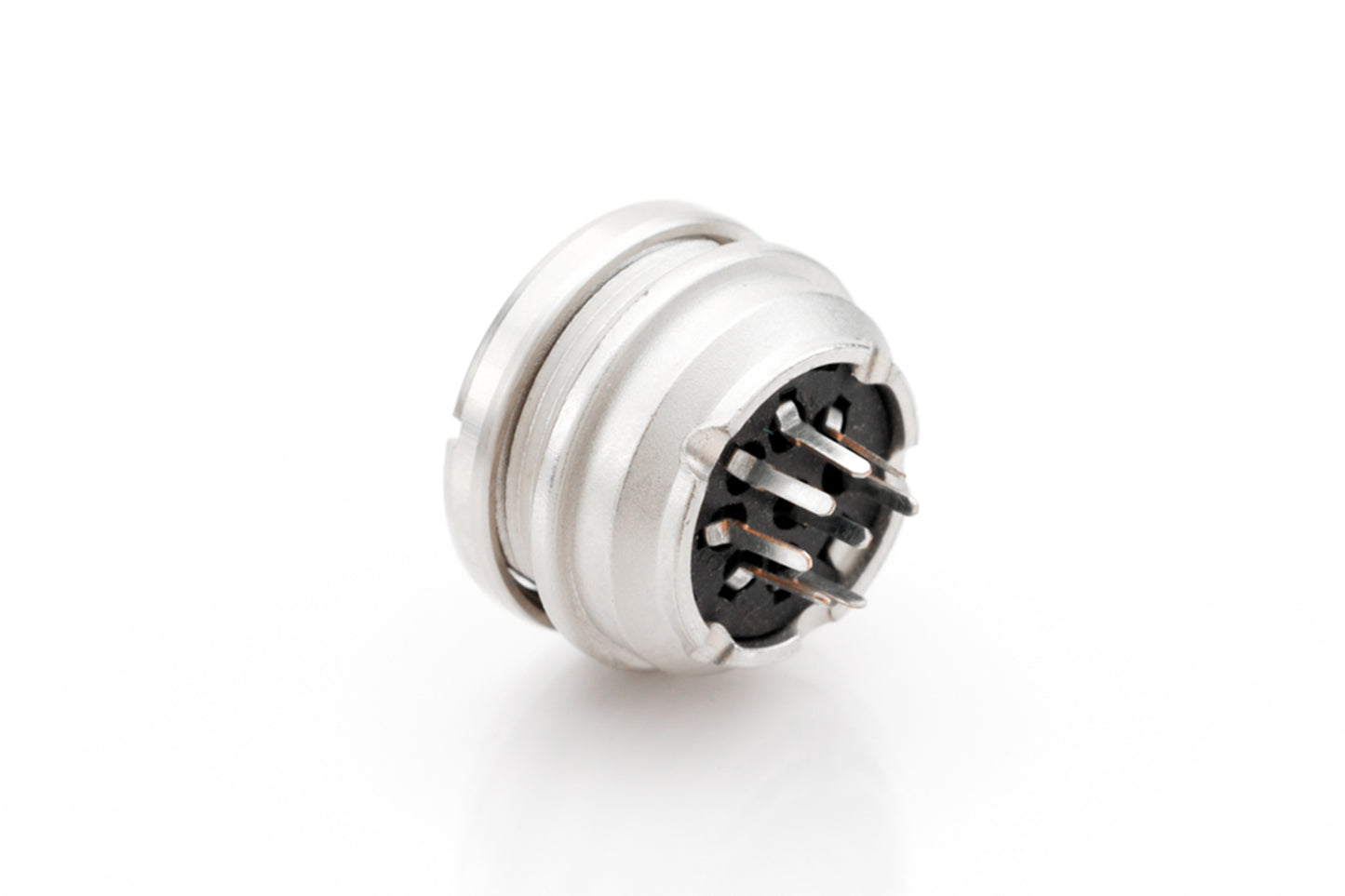 T 3507 400 Rear mounting female Connectors with ring nut (hex nut available upon request). Pin length of 10.5mm from flange. Contacts included.