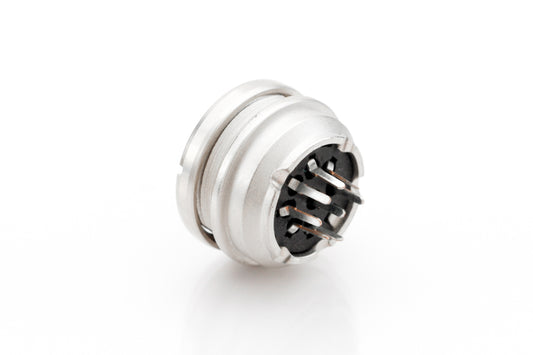 T 3507 400 Rear mounting female Connectors with ring nut (hex nut available upon request). Pin length of 10.5mm from flange. Contacts included.