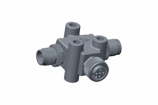 TA-A12F-A12M-A12M-01 Metric Circular Connector