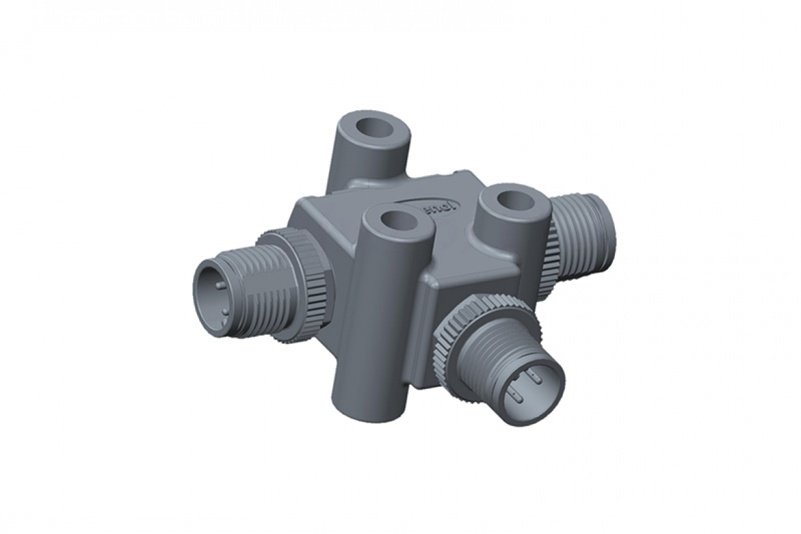 TA-A12M-A12M-A12M-01 Metric Circular Connector