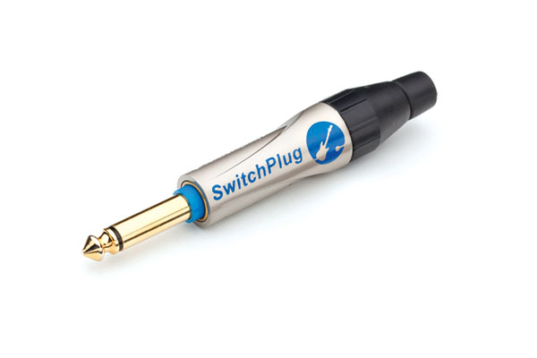 TM1P-AU 1/4" Switch Plug,Male, Gold Plated Contacts,Thermoplastic Backshell. Comparable part no: NP2X-AU-SILENT