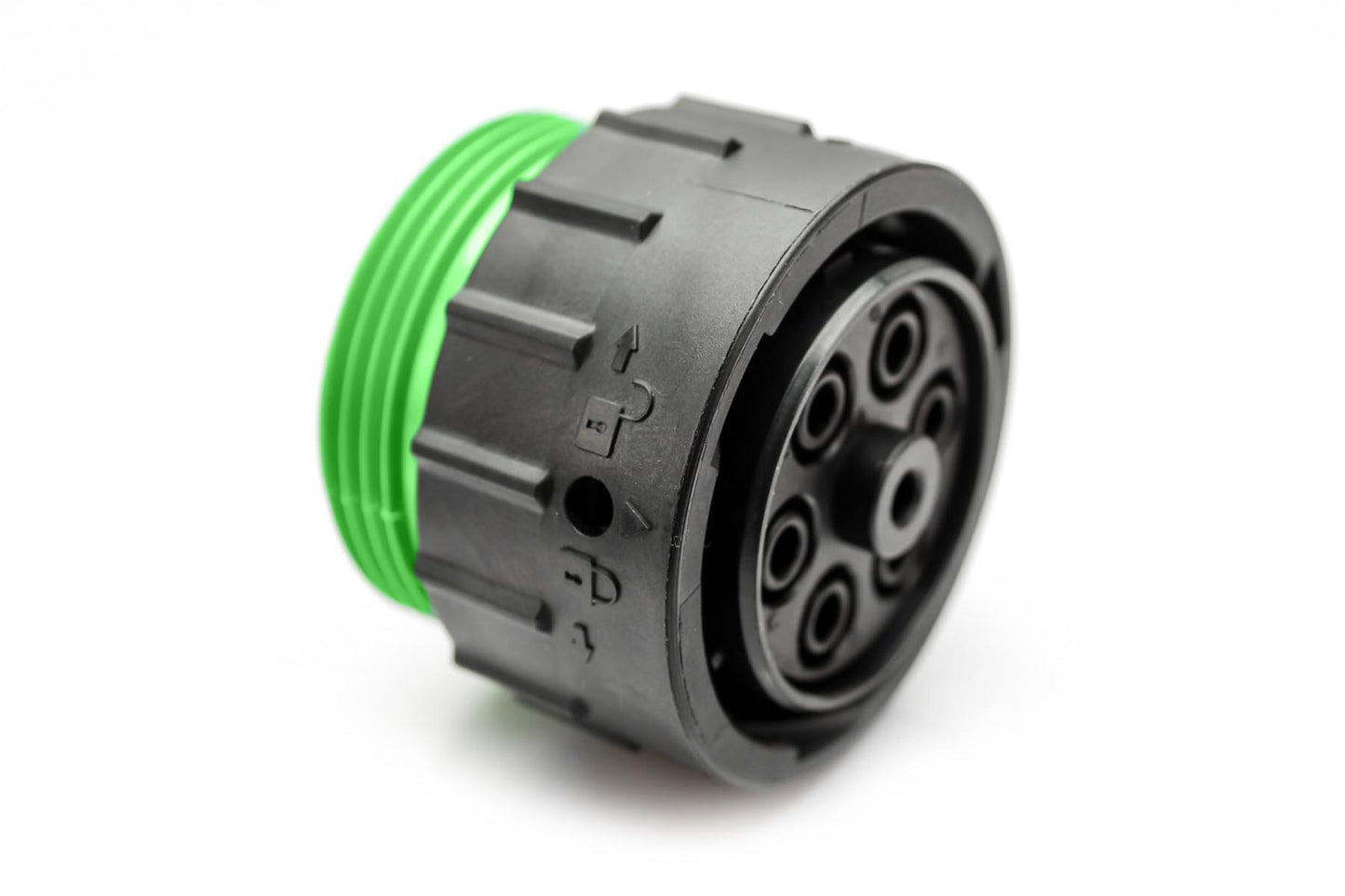 AHDP06-24-07SN-WTA 7 Position Plug, Socket, Shell Size 24, Normal Diameter Seal (Green Adapter), Wide Thread Adapter