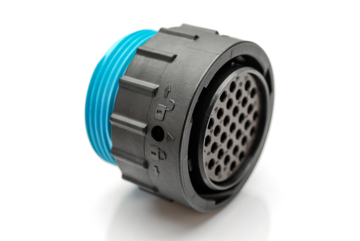 AHDP06-24-31SR-WTA 31 Position Plug, Socket, Shell Size 24, Reduced Diameter Seal (Blue Adapter), Wide Thread Adapter. HDP26-24-31SE-L024