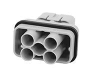 C146 10A006 500 12 4+2+PE Male contact insert with compact design. Hi voltage also in metal housings. Comparable Part No. 09120063041