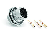 RT0W71419PNH-K Receptacle Kit, Jam Nut, 19 Position, Male, Shell Size 14, with Machined Contacts, Size 20, 20-30AWG. Comparable part no. UT0W71419PH
